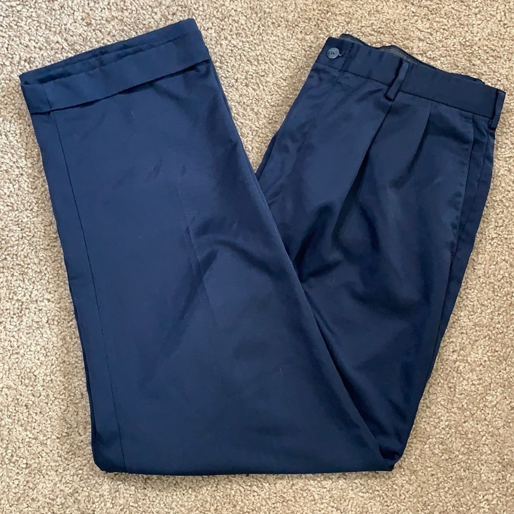 Croft & Barrow dress pants pleated cuffed 36/32